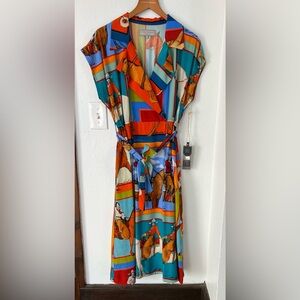 Double D Ranch Vibrant Western Midi Dress